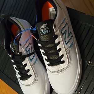 NWT Men's "New Balance Numeric 306 Jamie Foy". White/Baby Blue. Various Sizes